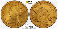 1848-O $10 US Liberty Gold Eagle, Very Rare Issue - PCGS XF Detail