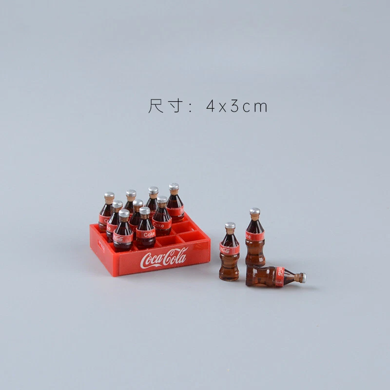 1/18 Scale Car Garage Props Model Coke Bottle Model Set Scene Display Model Toys - Image 2 of 4