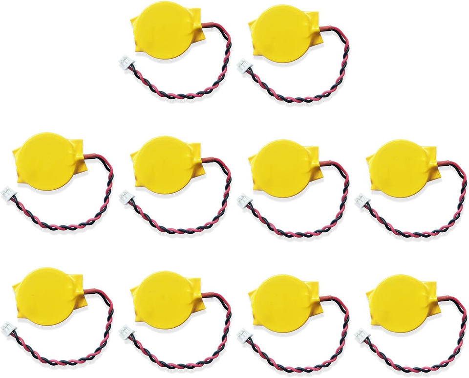 10X CMOS BATTERY CR2032 LAPTOP MOTHERBOARD BIOS BATTERIES MOLEX 2 PIN 10x cmos battery cr2032 laptop motherboard bios batteries molex 2 pin