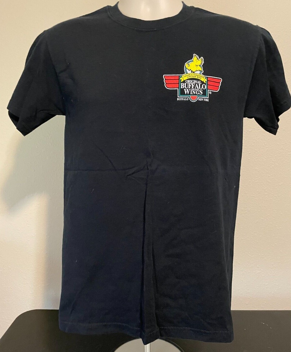 VINTAGE ANCHOR BAR ORIGINAL BUFFALO WINGS BLACK SMA… Gem
