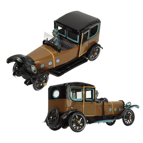 Clockwork Vintage Car Toy Tinplate Handcrafted Retro Wind Up Car Toy - Picture 2 of 19