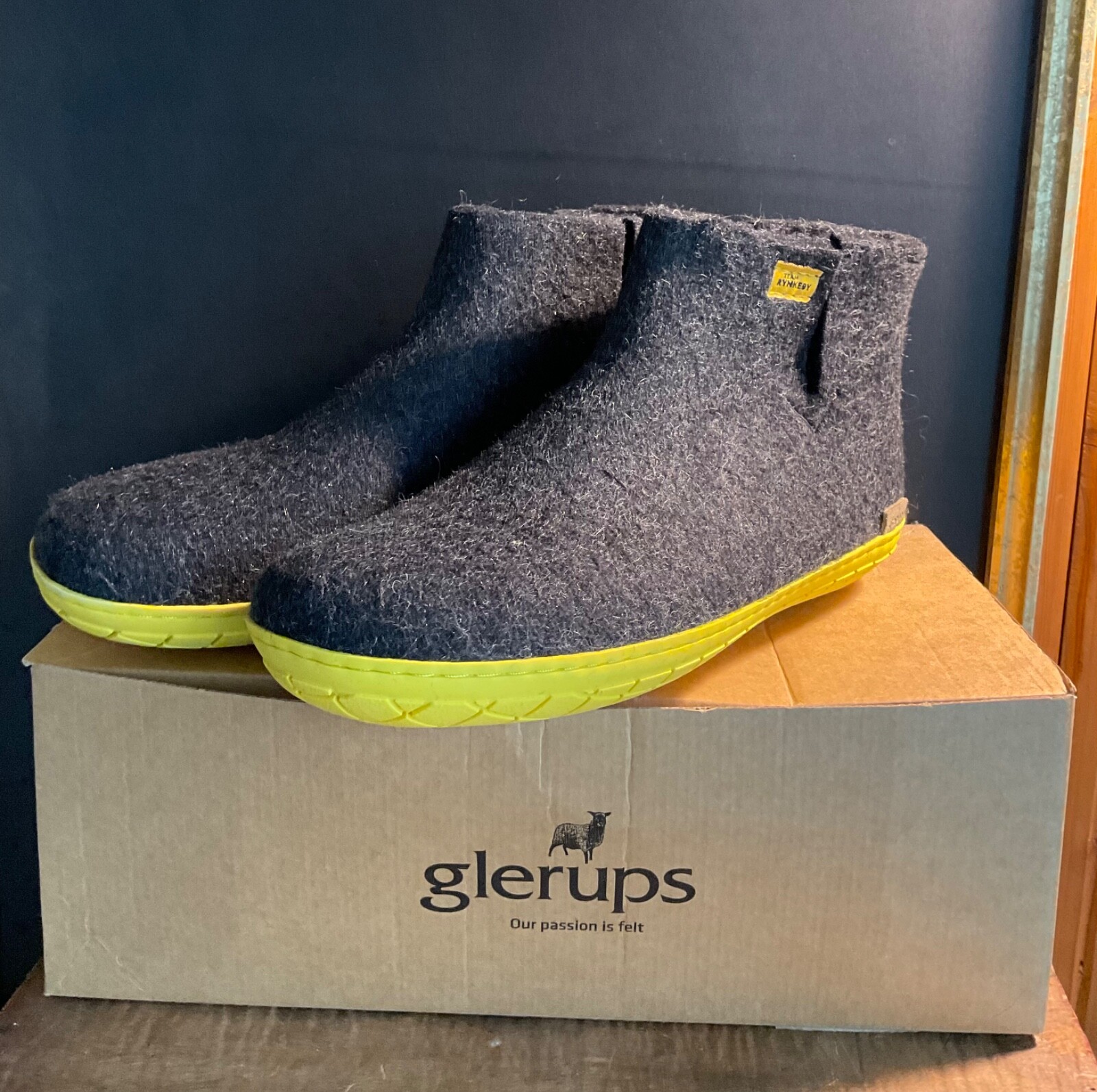 PANTOFOLA D’ORO Scarpa pantofola GLERUPS SUN suola gomma gialla STIVALE Team Rynkeby W11 M9 42 nuova con scatola