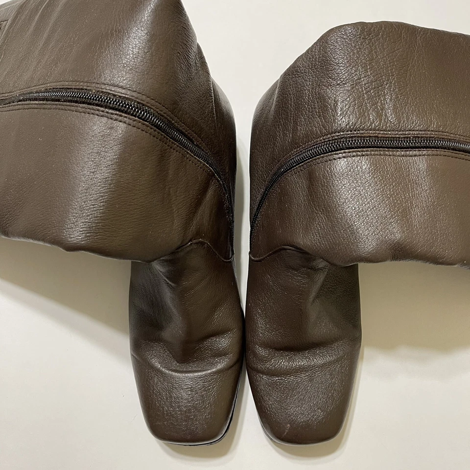 Botas de montar altas Valley Lane de cuero marrón para mujer talla 7,5 Foto 4 de 4