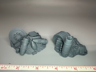 1/24 Scale Space Parts Junk Piles (2) Resin
