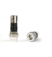 RG6 F Male Coax Wire Outdoor Connectors Weather Seal Fitting Cable Satellite DTV
