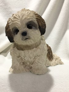The Danbury Mint Lil Shih Tzu Pup Figurine Puppy Dog Retired Rare