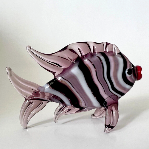 New Colors! Murano Glass, Handcrafted Unique Lovely Fish Figurine, Size 2 - Picture 3 of 12