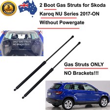 2 Tailgate Boot Trunk Rear Gas Struts for Skoda Karoq NU 2017-ON NO Powergate