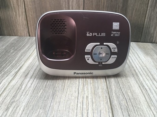 Panasonic KX-TG6572R Cordless Expansion Charging Base No Power Cord Talking C-ID - Picture 9 of 12