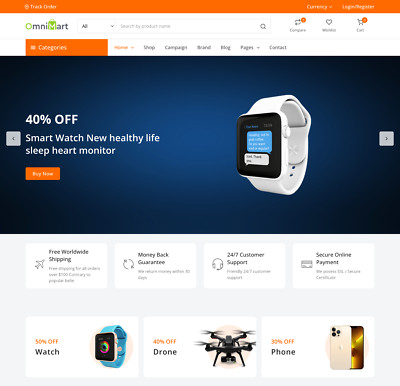 eCommerce Website & Laravel CMS Free VPS Web Hosting and Installation