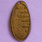 10 COMMANDMENTS - I Am The Lord Thy God Elongated Copper Penny #3 Holed