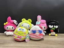 Hello Kitty  Friends My Melody Badtz Maru Cinnamoroll Keroppi Squishmallow Lot