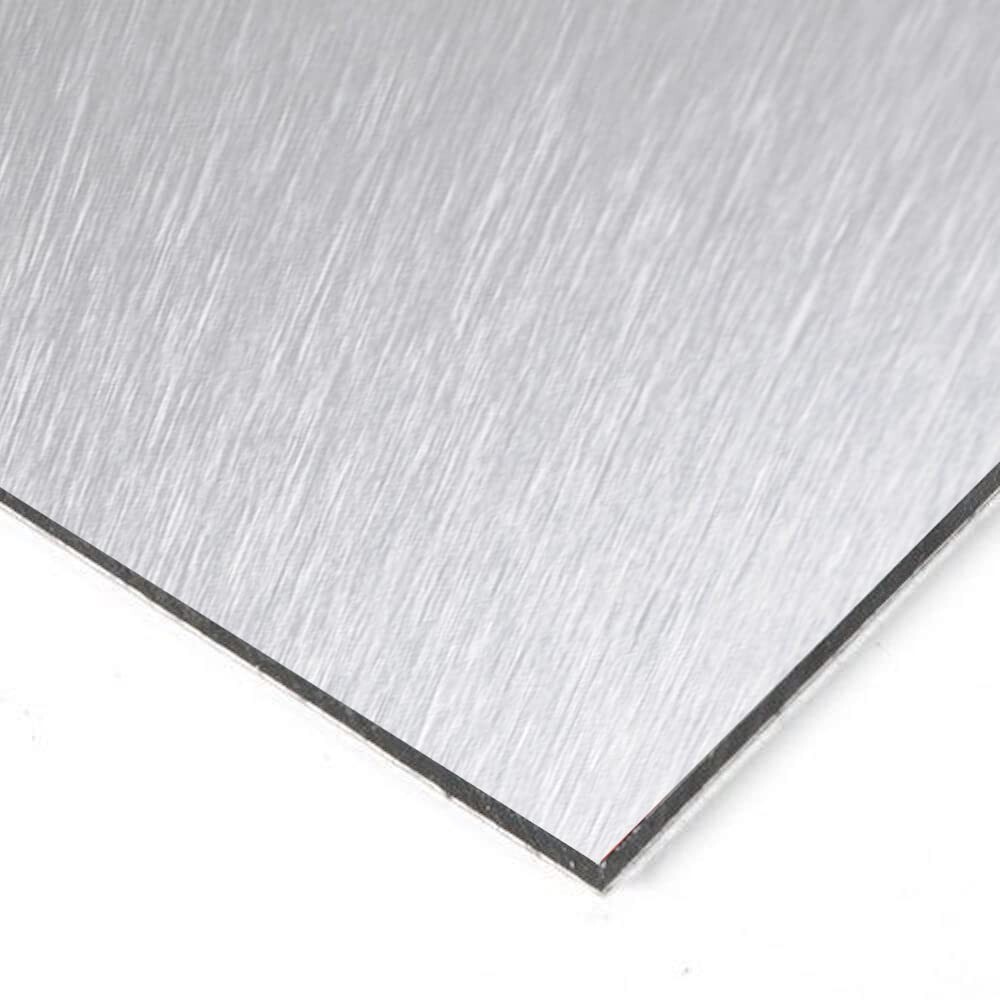 Aluminum Composite Panel Brushed Silver 24