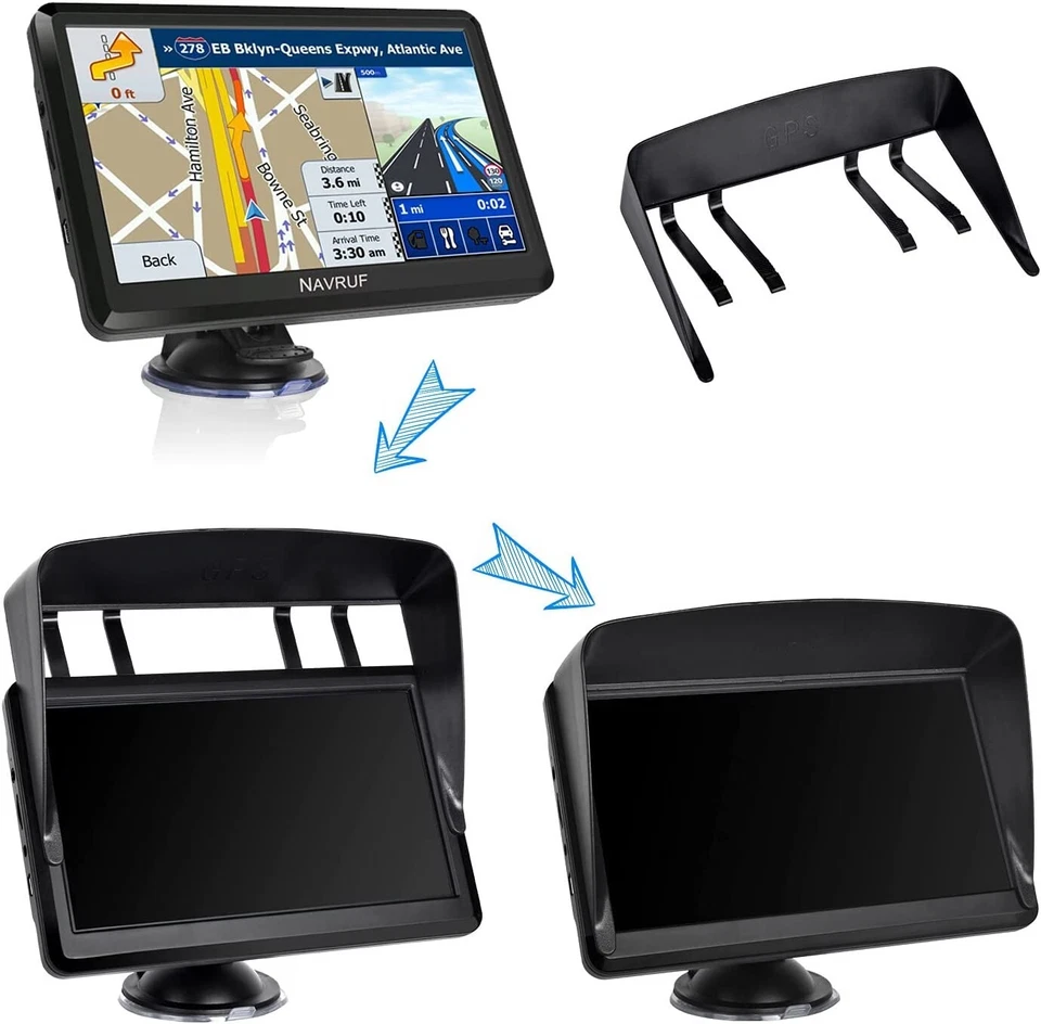 Sistema de navegación GPS para auto y camión de 7 pulgadas 256 MB + 8 GB Navegador 77 Canadá + México + EE. UU. Foto 2 de 4