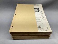 SAMS PHOTOFACT FOLDERS - 1957-58 TELEVISION Lot of 52, Admiral - Zenith