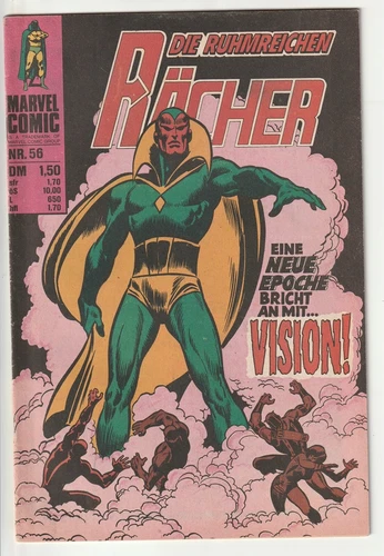AVENGERS #57 German Die Rächer #56 Marvel Racher 1977 Germany VISION ULTRON Key 