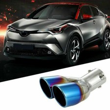 Blue Rear Exhaust Muffler Tip Pipe For Toyota C-HR CHR 2017-2023 Car Accessories