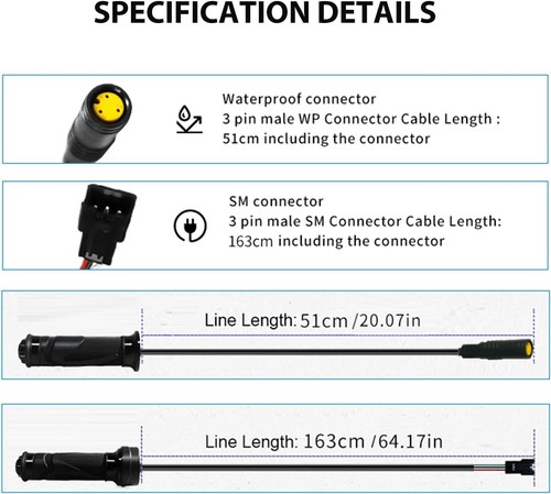 Electric Bike Full Twist Throttle Speed Control Handle 24V 36V 48V 60V 72V fo... - Picture 5 of 6