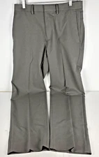Kenneth Cole Reaction Dress Pants Men's Size 33X32 Gray Slash Pocket Flat Front