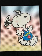 Vintage Hallmark Album Scrapbook Snoopy Superstar Refillable Expandable Peanuts