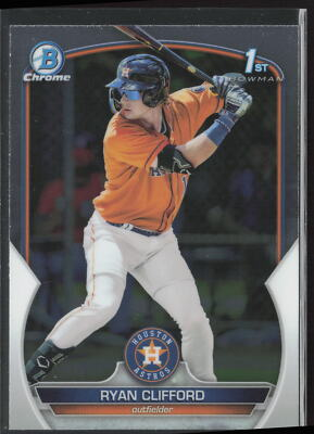 #ad #ad 2023 Bowman Ryan Clifford BCP 10 1st Chrome Houston Astros $1.59