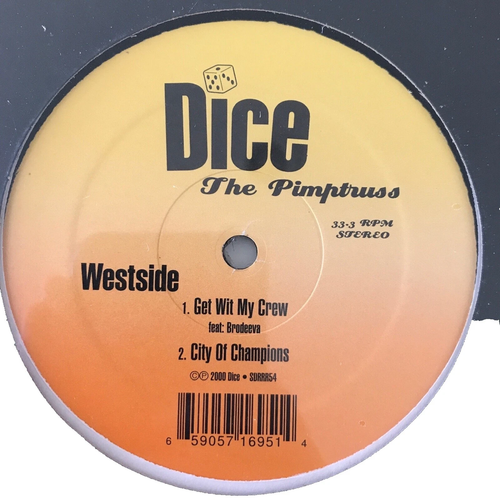 Los rap y hip-hop discos de vinilo de 33 RPM