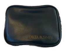 Delta Airlines Business Class Amenities Toiletries Travel Kit Bag New Vintage 
