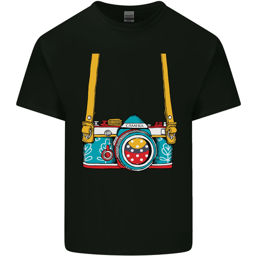 T-Shirt Per Bambini Con Fotocamera Intorno Al Collo Ragazzi E Ragazze - Picture 17 of 77