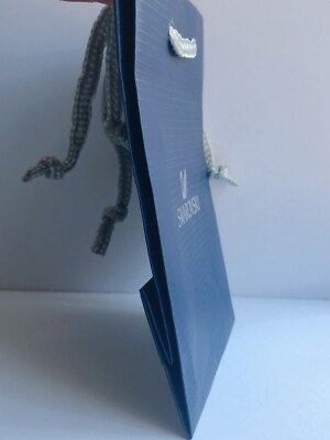 Authentic Swarovski Small/Mini Gift Paper Bag (classic blue) | eBay