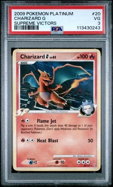 Charizard Pokémon TCG Professional Sports Authenticator (PSA