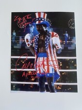 CARL WEATHERS In Person Signed Autograph 20x25cm Rocky