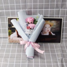Romantic Carnation Rose Bouquet   Creative Valentine's Day Gift for Your Loved O