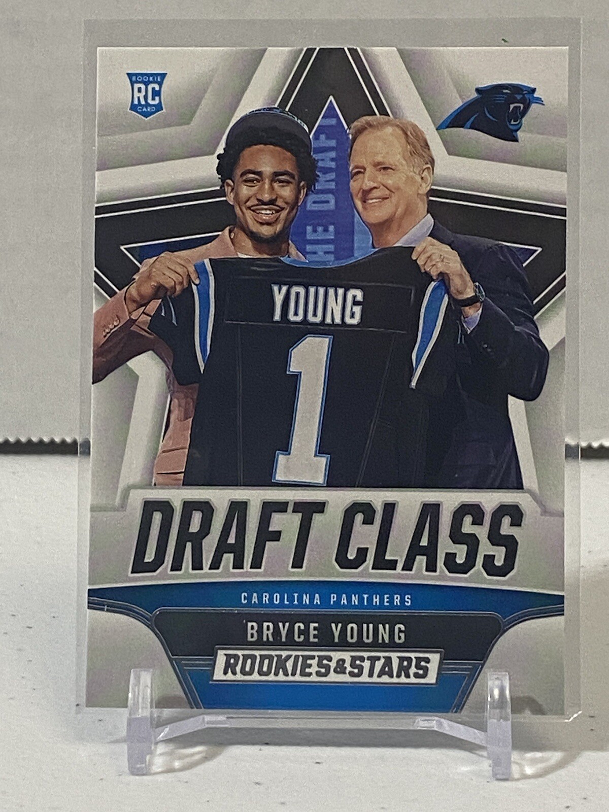 2023 Panini Rookies & Stars #DC-3 BRYCE YOUNG 'DRAFT CLASS' RC! PANTHERS