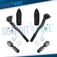 Front Inner Outer Tie Rods + Boot for 1996 - 1999 2000 2001 2002 Toyota 4Runner