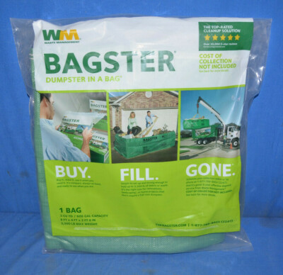 Bagster Waste Management / Dumpster in a Bag / 606 Gallon / 3,300 Pounds