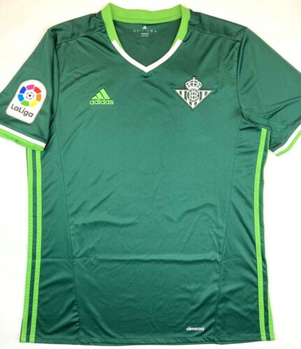 adidas REAL BETIS 2016/17 L Auswärtsfußball Shirt Fußball Trikot T-Shirt Top Kit - Bild 1 von 10