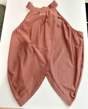 Women  Crop Top Mock Tank Ladies Sleeveless Blouse Shein Sz. Small