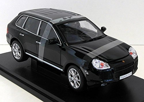 Welly Models 1/18 Scale Diecast 12529W - Porsche Cayenne Turbo - Black - Foto 7 di 9