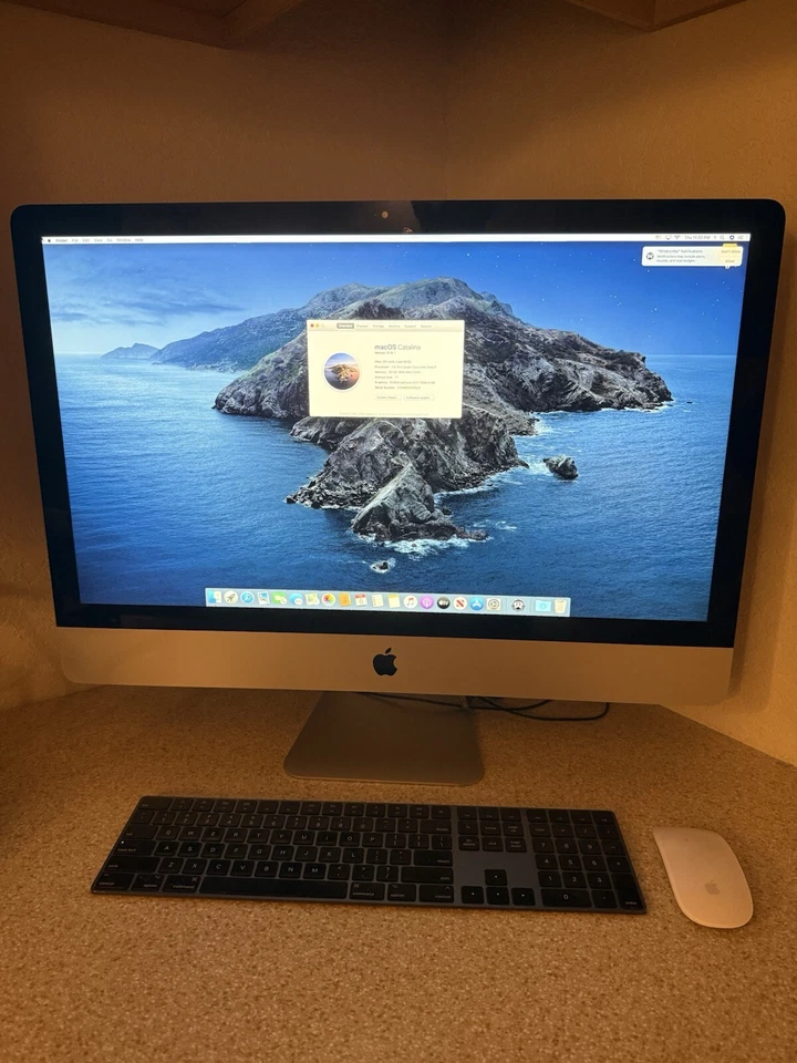 Apple iMac Late 2013 27” Intel Core i7 3.50 GHz 32GB RAM 3TB SSD macOS Catalina - Image 3 of 4