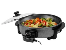 OVENTE 12 Inch Electric Skillet and Frying Pan with Nonstick  Assorted Colors 