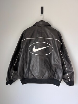 ジャケット・アウター Supreme x Nike Leather Varsity Jacket Supreme Nike Leather Varsity Jacket Black Men's - SS25 - US