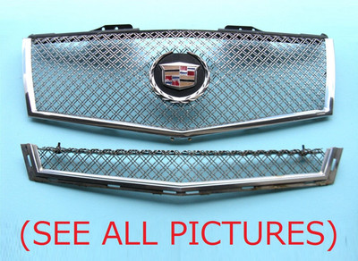 08 09 10 11 12 13 CADILLAC CTS FRONT UPPER TOP BUMPER MESH GRILLE E&G CLASSICS 2