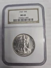 1943 Walking Liberty NGC MS66