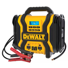 2000-Peak Amp Portable Jump Starter with Digital Compressor, USB and AC Power Ba