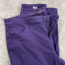 Chico's So Slimming Girlfriend Slim Leg Ankle Pants Women 3R Purple 16 570212914