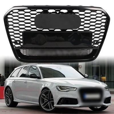 Front Radiator Grill Upper Grille For 2012 2013 2014 2015 Audi A6 S6 C7 RS6