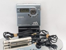 SONY MZ-N920 MiniDisc Player Recorder NetMD Blue Portable accessories