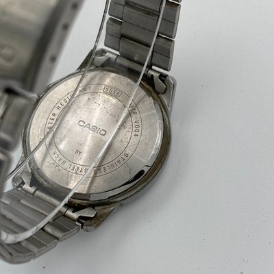Casio Watch MTP V004 Silver Stainless Steel Band Dial | eBay display picture 1
