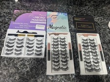 3 Sets- Magnetic Lashes W/ liner **Free Shipping**