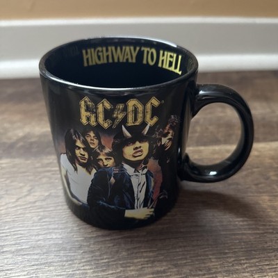 AC/DC Highway to Hell XL Large Big Mug 20 fl oz Coffee Cup Rock 'N Roll Black